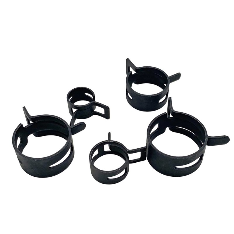 Self Clamping Spring Hose Clips Carbon Steel Clamps Sealing Radiator Heater OEM gallery
