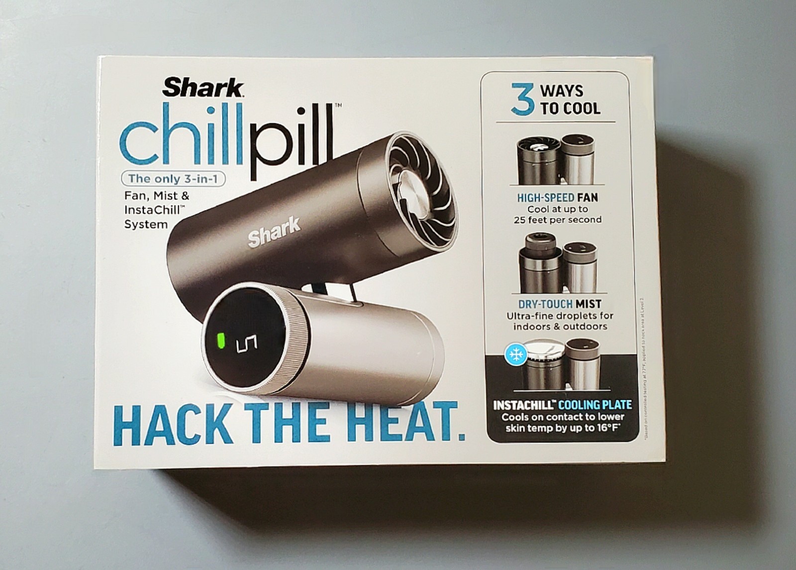 Shark ChillPill 3-in-1 Personal Cooling System (Carbon) - NEW gallery
