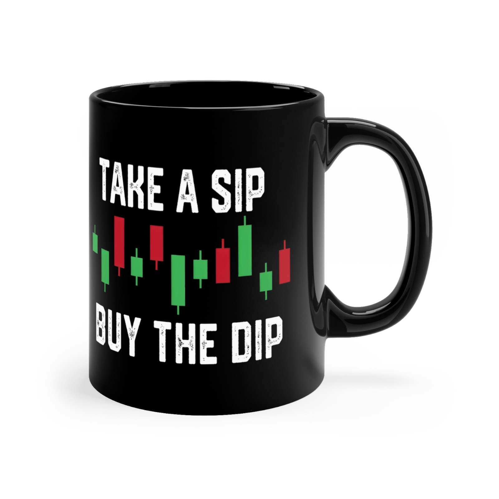 Trading Coffee Mug - Take a Sip Buy the Dip 11oz | 15 oz gallery