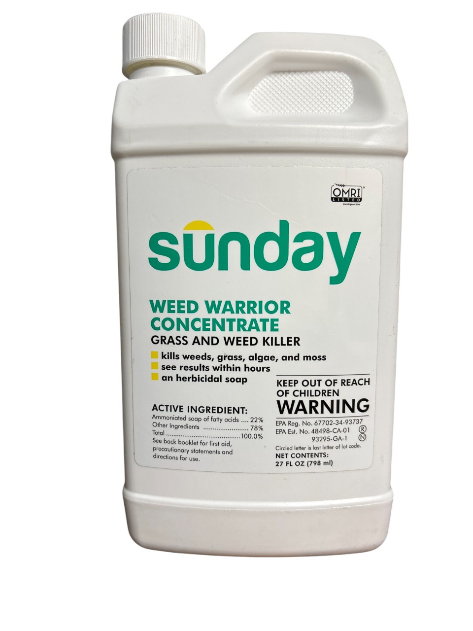Sunday Weed Warrior Concentrate Grass Algae Killer 27 Fl oz gallery