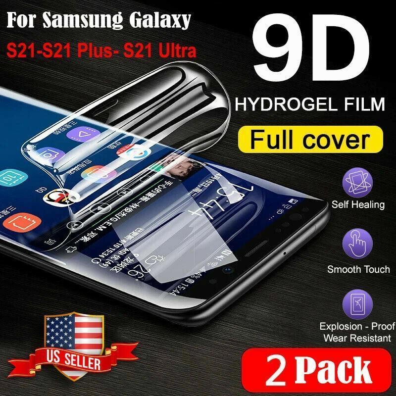 2-Pack HYDROGEL Screen Protector For Samsung Galaxy S21 Ultra Plus Figer Print gallery