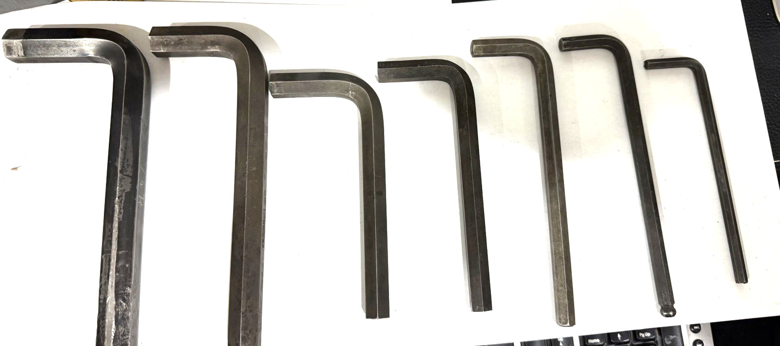 Jumbo Allen Wrench 7-piece Set made In USA 19-17-14-12-10-8-6 MM gallery