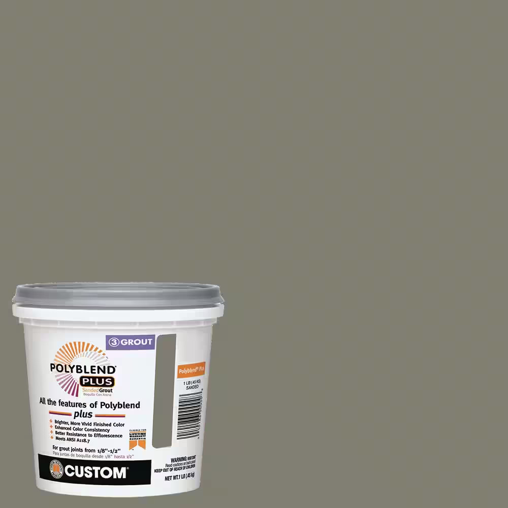 Polyblend plus #09 Natural Gray 1 Lb. Sanded Grout gallery