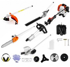 26CC 6 in 1 2-Stroke Grass String Trimmer Brush Cutter Gas Trimmer Weed Eater US
