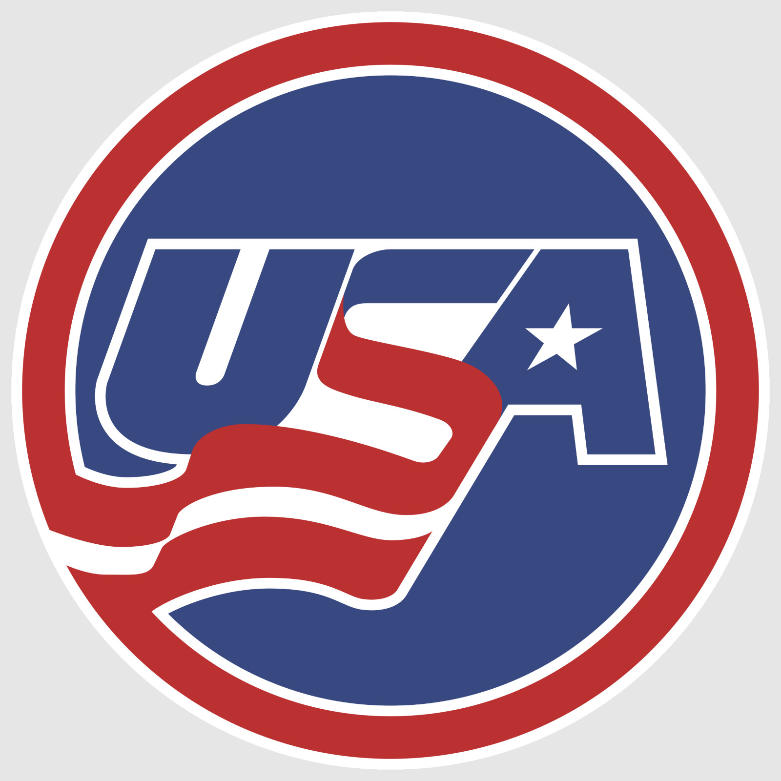 Weather Resistant Vinyl Sticker/Decal - Team USA Hockey Badge 02 gallery