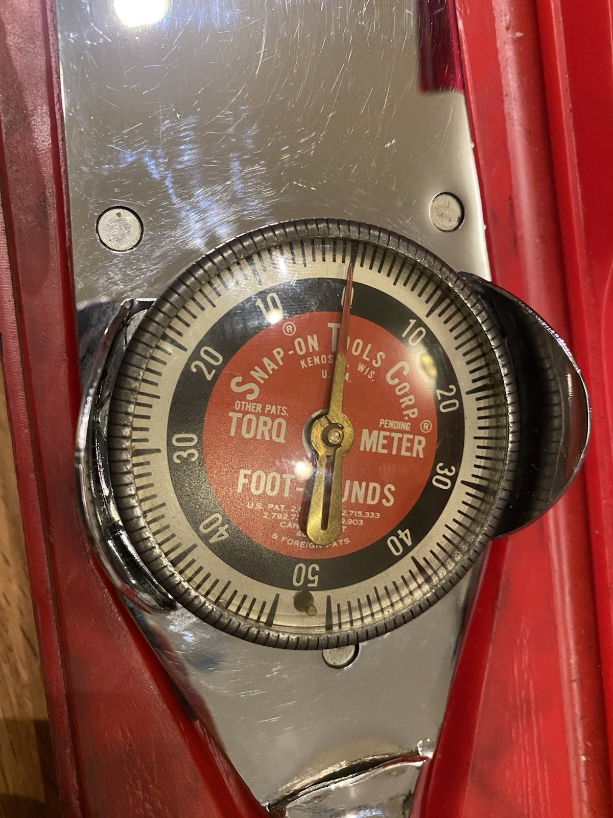 Snap-On 1/2” Drive Torque Wrench Torqometer 0-175 Foot Pounds - USA Made gallery