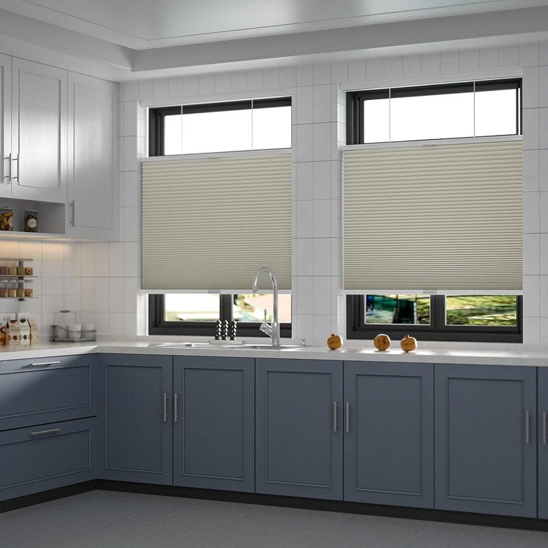 Changshade CUSTOM CUT Blackout Top Down Bottom Up Window Shade Honeycomb Blinds gallery