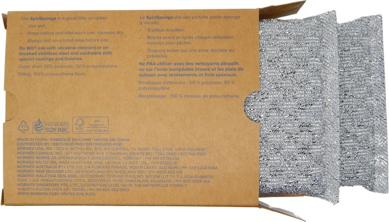 Norwex SpiriSponge 2 PACK - 354102 gallery