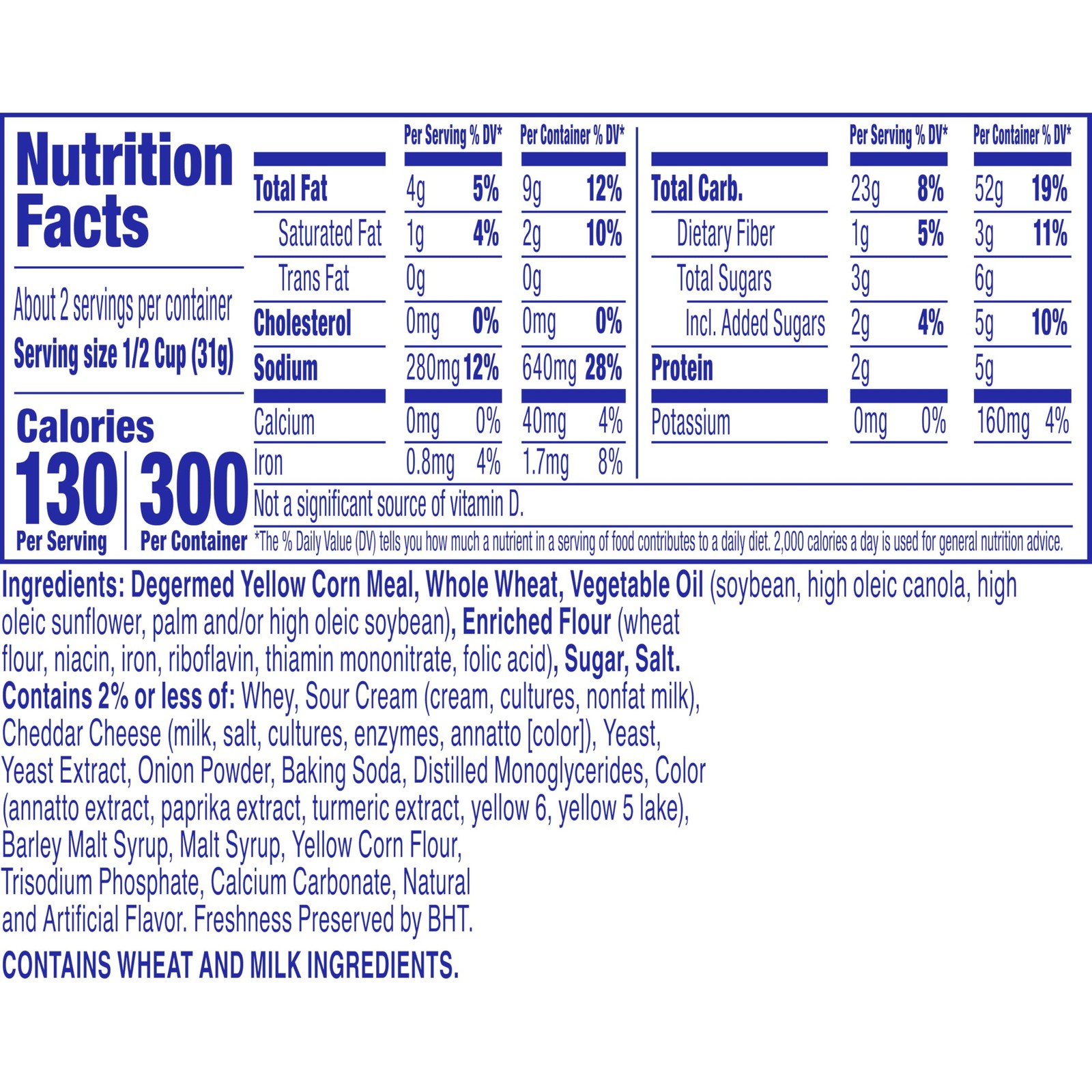 Chex Mix Cheddar Flavored Snack Mix, Cup, 2.5 oz Ounce (Pack of 1) gallery
