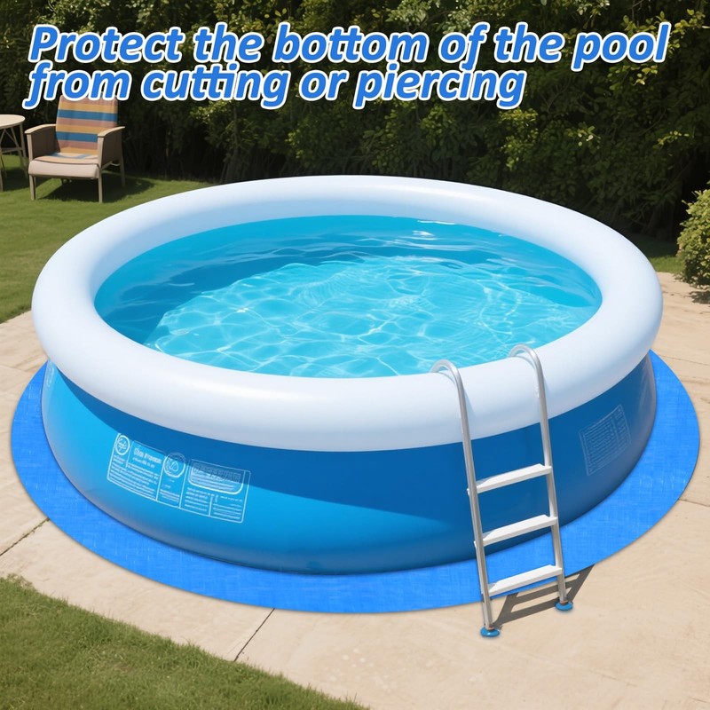 11Ft Round Pool Ground Cloth for 10ft Above Ground Swimming Pool Liner Pad gallery