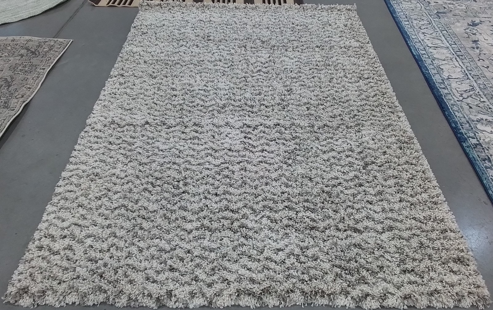 IVORY / GREY 5'-1" x 7'-6" Back Stain Rug, Reduced Price 1172799175 SGH330A-5 gallery
