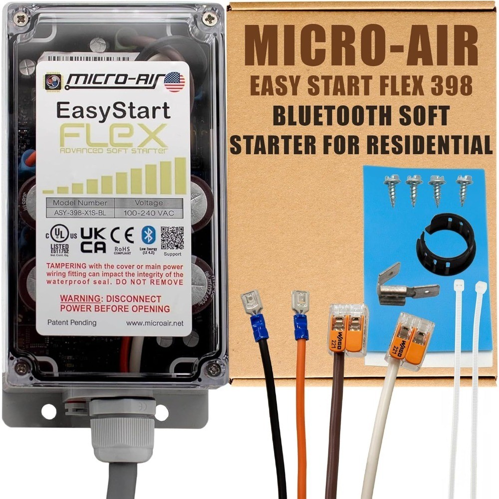 Soft Start Kit for Air Conditioner Up to 6 Tons Reduces Power Surge Compatible gallery