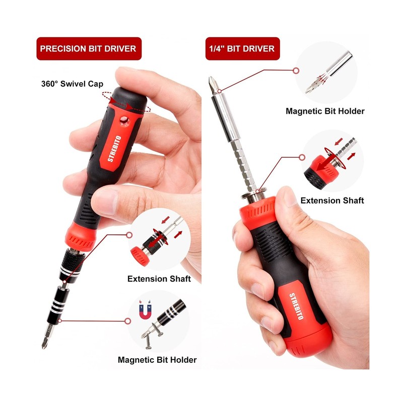 STREBITO Precision Screwdriver Set 191-Piece Multi-Bit Screwdri... USA FAST SHIP gallery