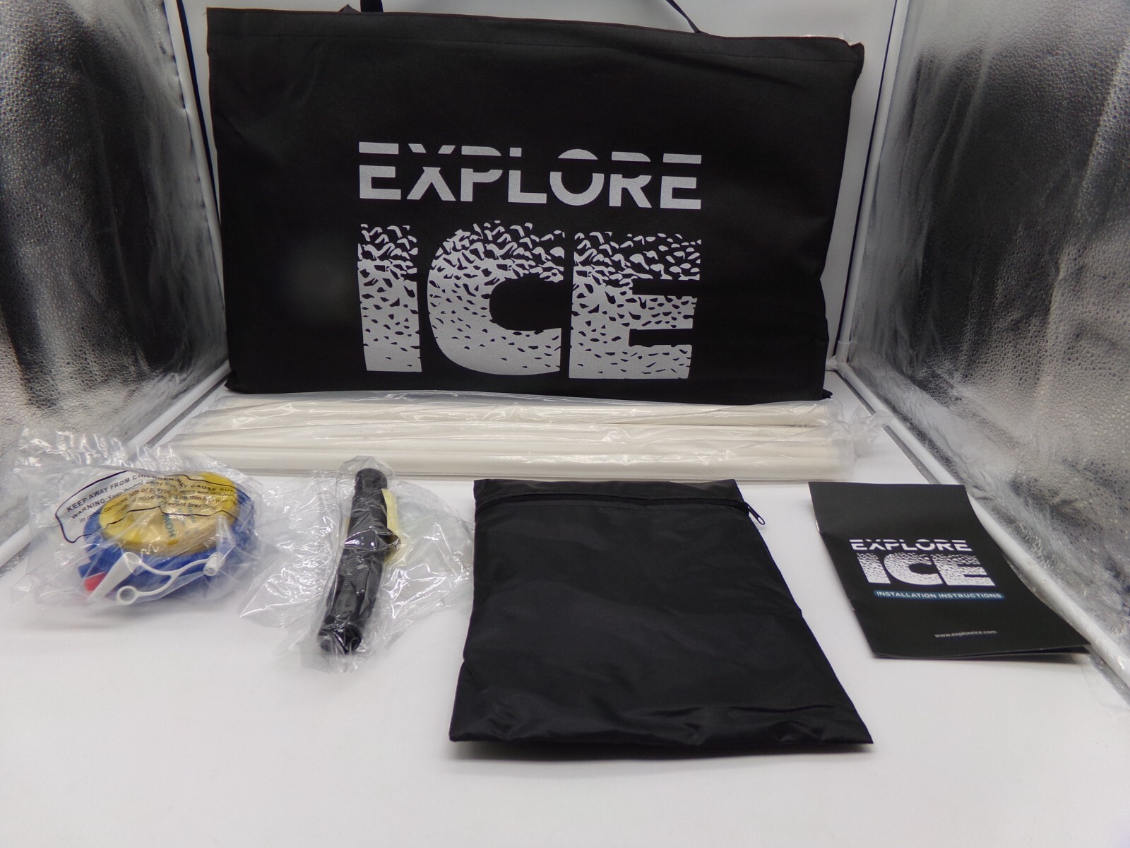 Explore Ice Bath Pro Max Extra Large Athlete Cold Plunge Bath Tub, Black/White gallery