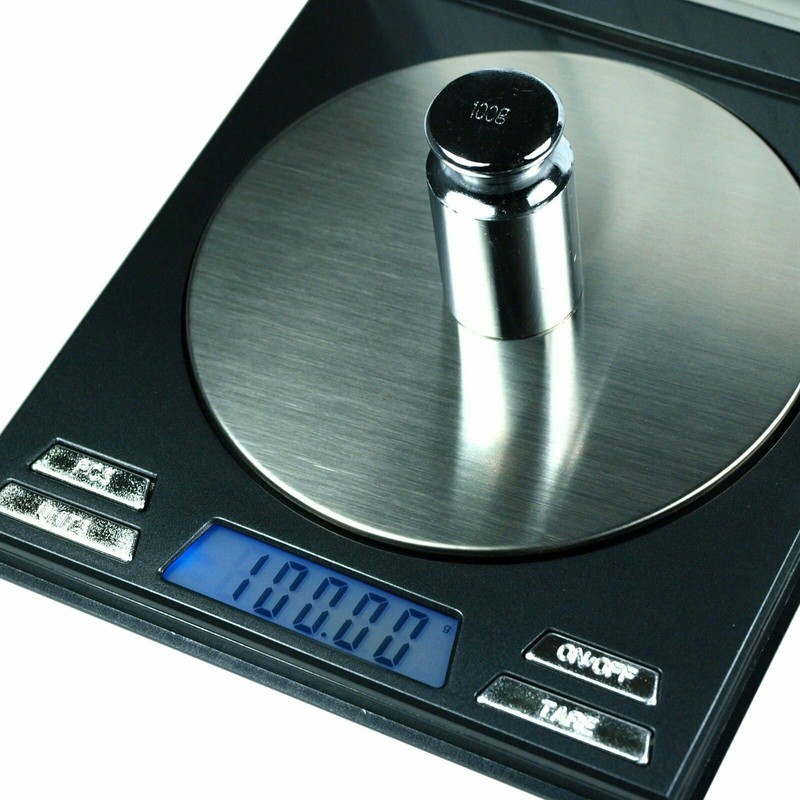 100g x 0.01g Digital Precision Scale CD Case Scale with Calibration Weights gallery