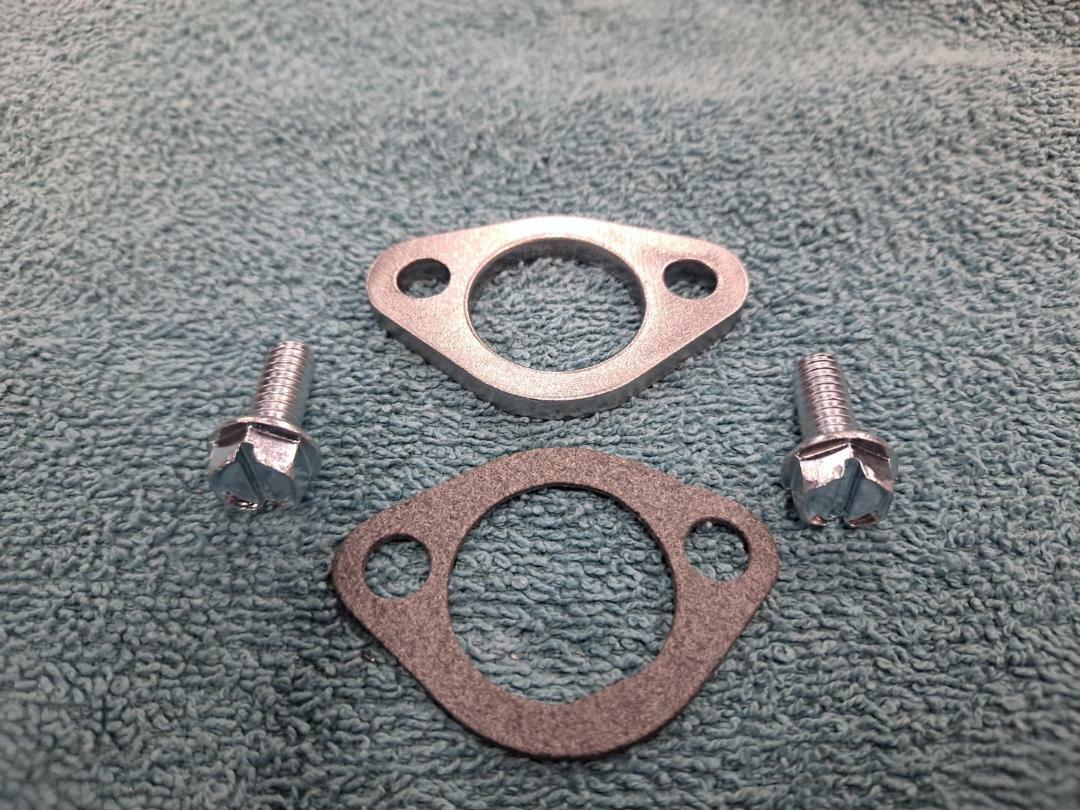Tecumseh HS50 Exhaust Flange Pipe muffler Adapter weld on kit mini bike go kart gallery