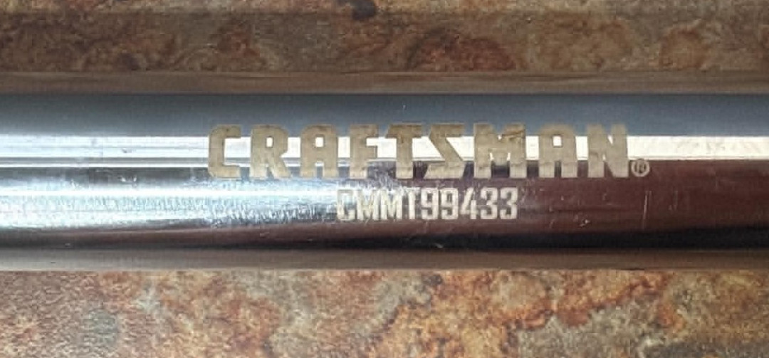 Craftsman CMMT99433 3/8 in Click Torque Wrench Ratcheting Reversible Steel D19 gallery