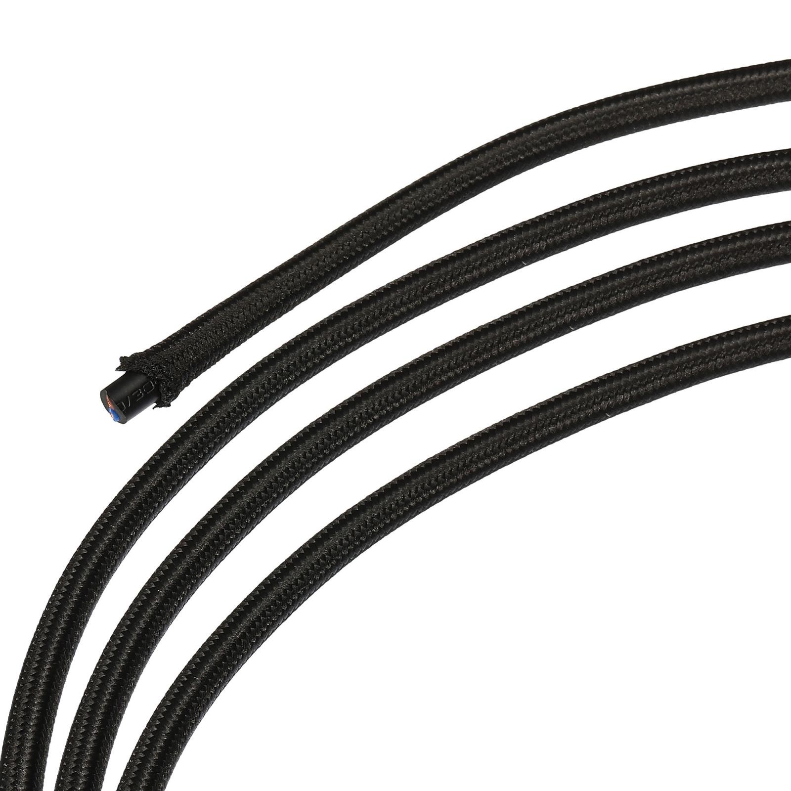 Contort Fabric Coated Wire 2 Soul 18AWG 10m/32.8ft, Black gallery