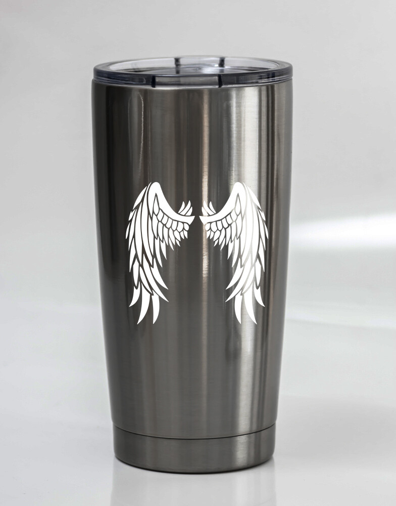 Angel Wings Vinyl Decal V1 | Custom Wing Stickers | Die Cut Sticker gallery
