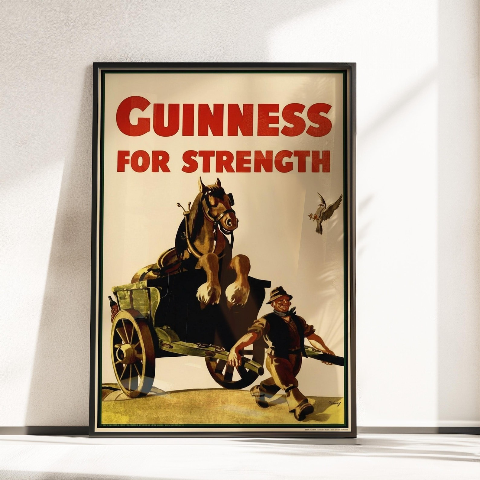 Vintage Guinness For Strength Poster - Classic Irish Beer Wall Art No Frame gallery