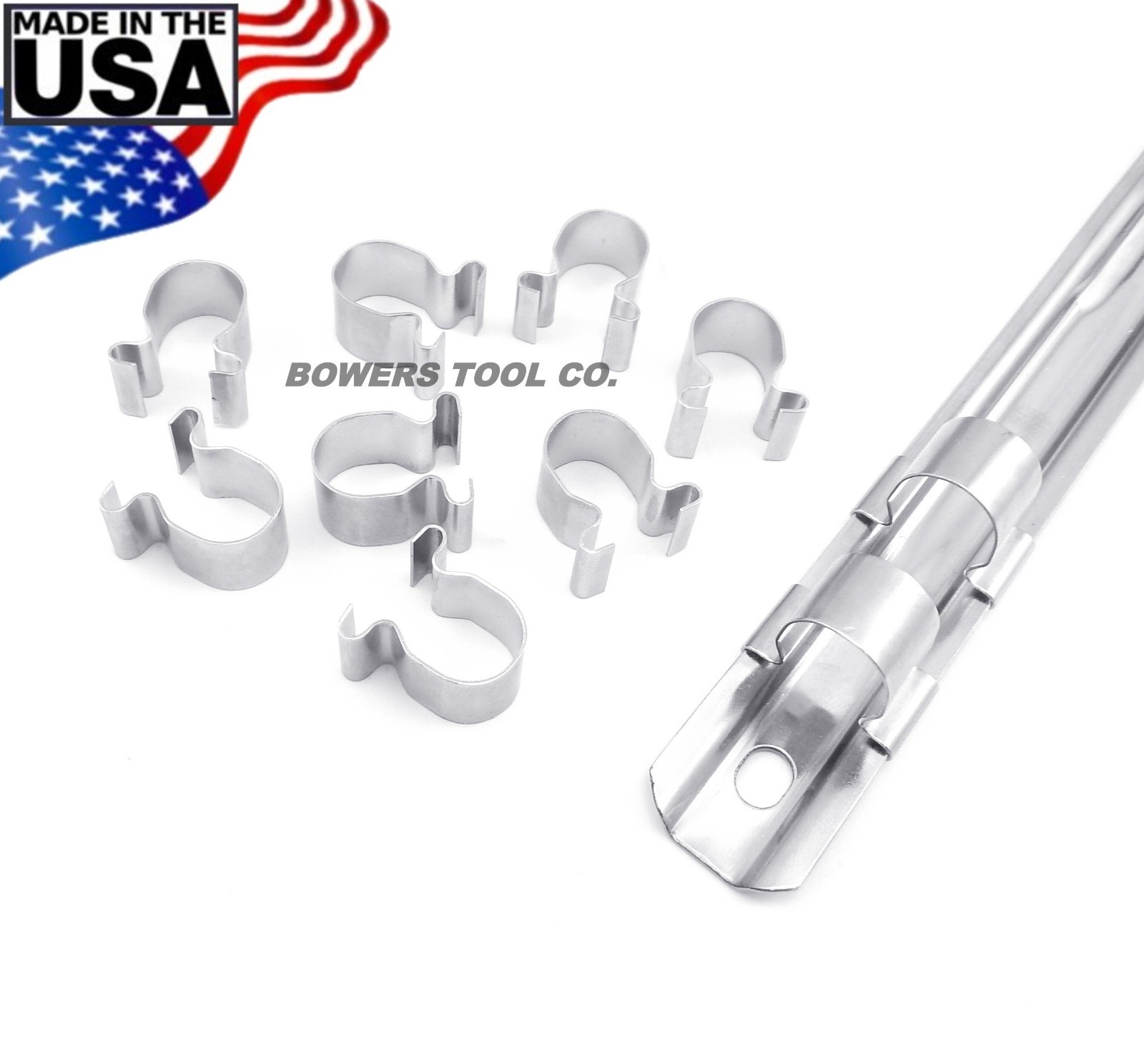 1/2" Replacement Steel Socket Rail Clips Pegs Ullman Devices 10pc 1/2 Drive USA gallery
