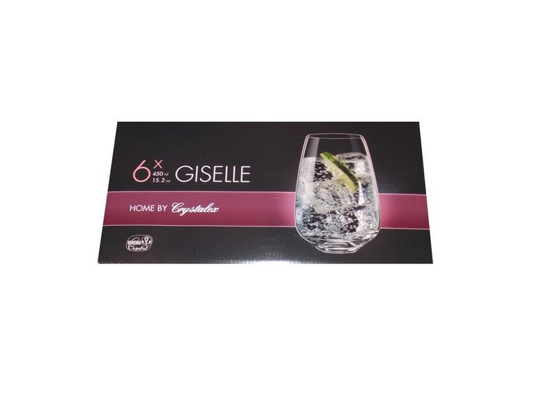 Bohemia Crystal Drinking Glasses For Juice Water Soft Drinks Tumblers Set of 6 gallery