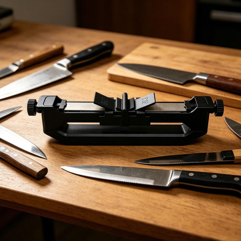 Portable Handheld Angle Guided Knife Sharpener - Precision Edge Tool, Easy Use gallery