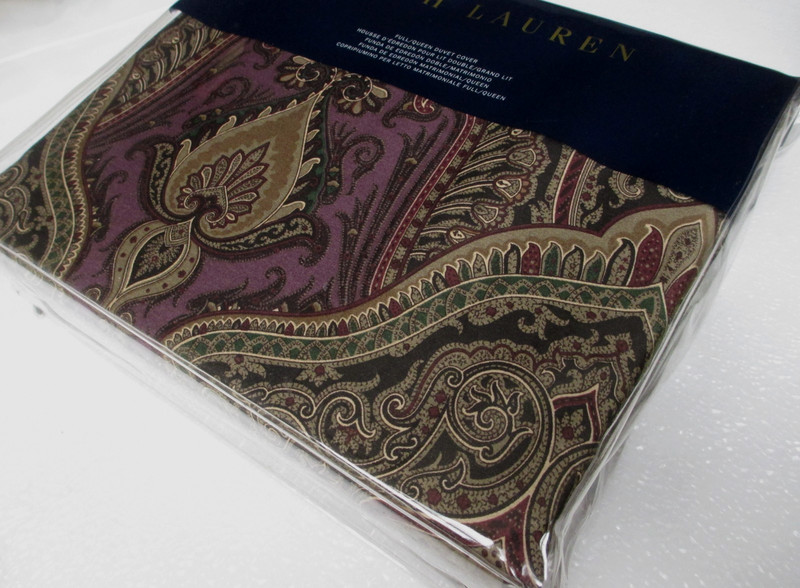New Ralph Lauren GREAT COMPTON WESTPORT Purple Floral Duvet Cover - Full/Queen gallery