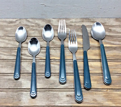 Gibson Flatware Replacement Pieces Emerald Green Vintage CHOICE PER PIECE
