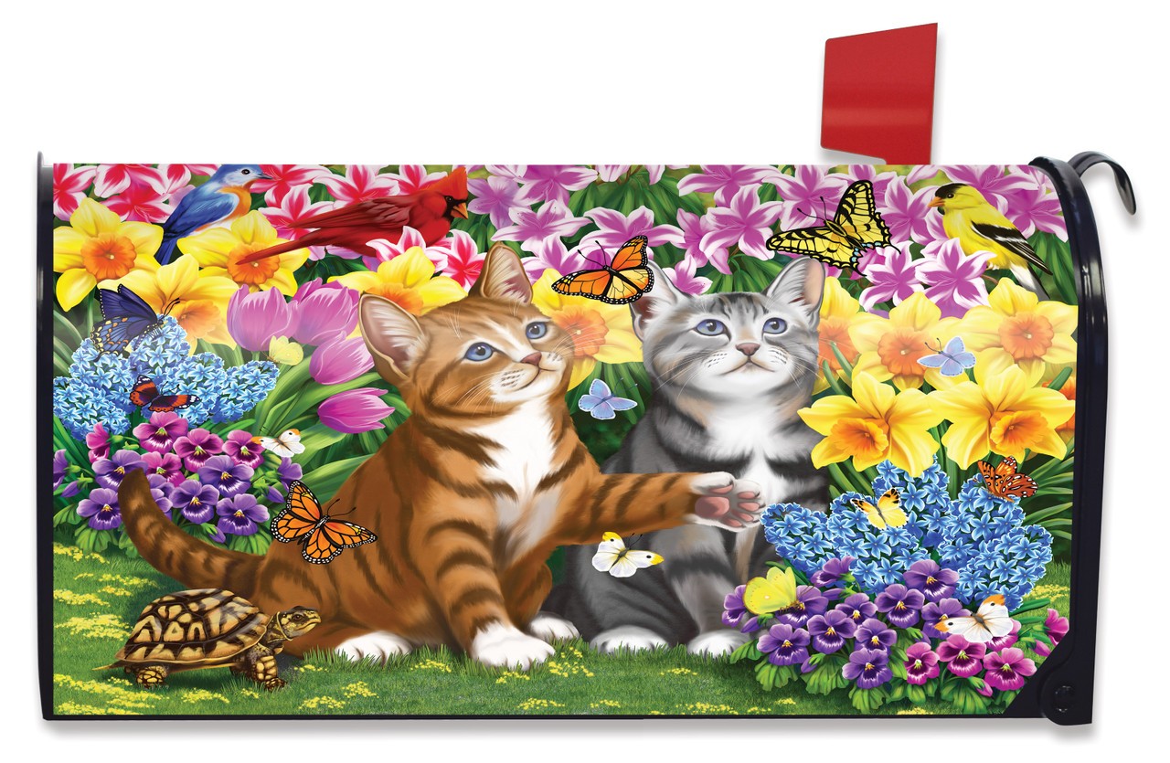 Briarwood Lane Garden Kittens Spring Mailbox Cover gallery
