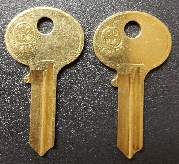 DA101 - DA200 2 Keys For Sunar / Tenneco / Diebold Lock Key CUT TO YOUR CODE gallery