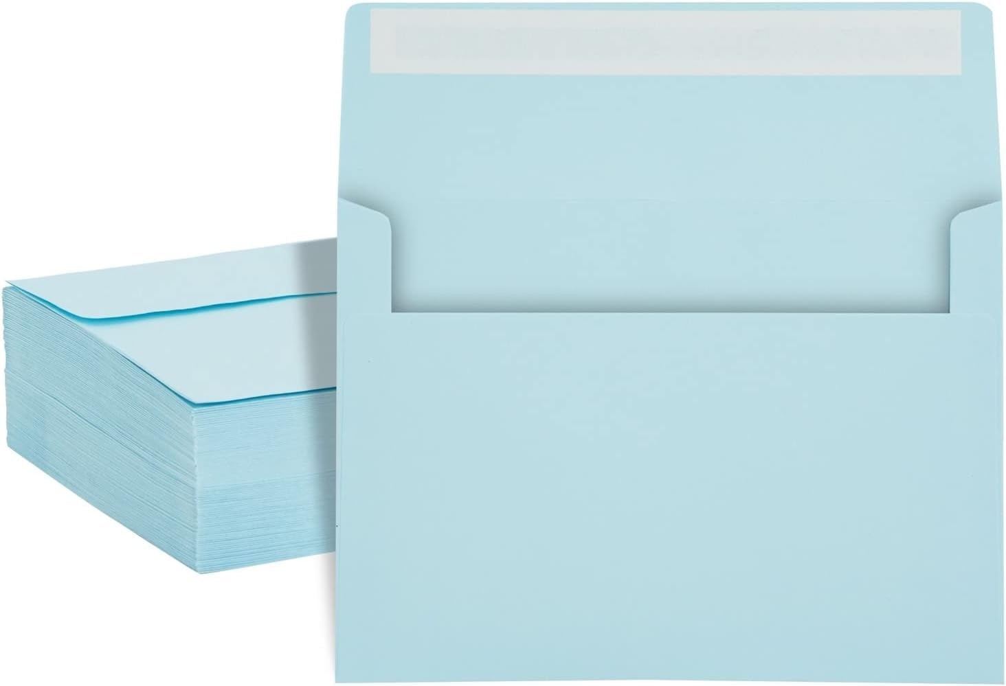 25 Pack A7 Invitation Envelopes Peel & Press 24lb Heavy Duty Pastel Pink 5x7 gallery