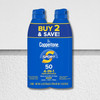 Coppertone Sunscreen Spray Sport SPF 50 4-IN-1 Pack of 2 5.5oz gallery