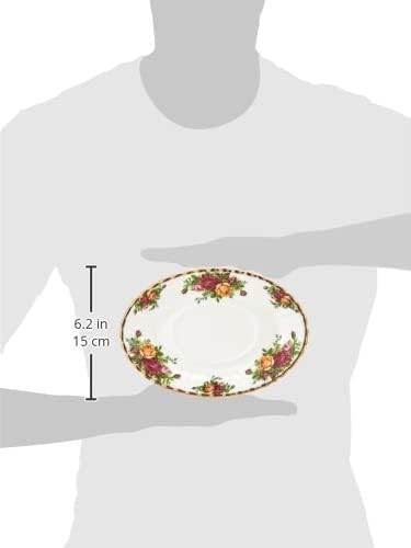 Royal Albert Old Country Roses Sauce Gravy Boat Stand gallery