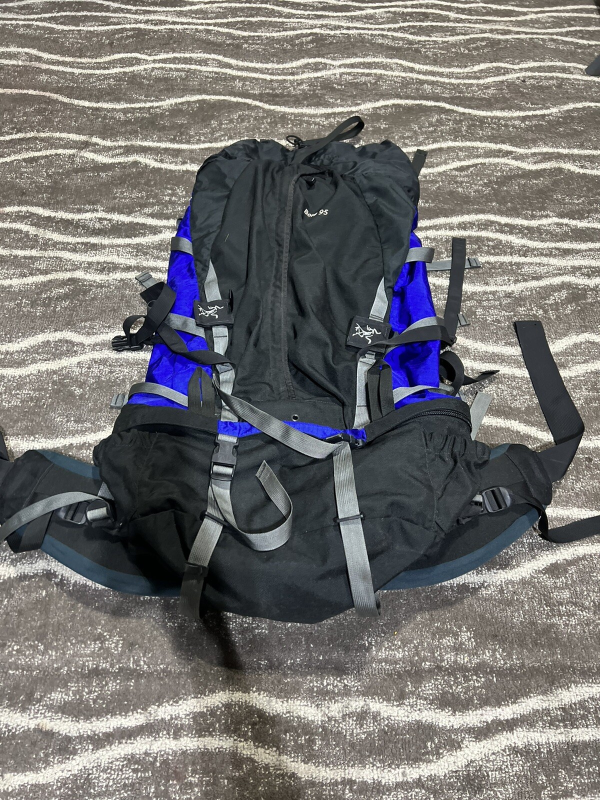 Arcteryx Bora 95 Mens Backpack Blue/black M