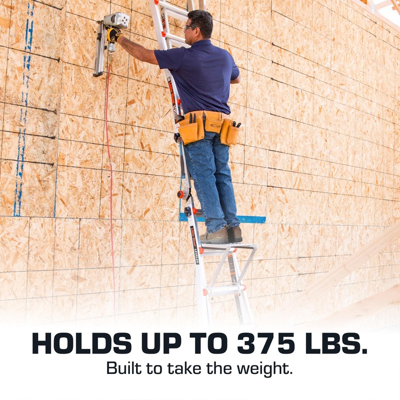 Work Platform Ladder Standing Tray HeavyDuty 375 Lbs Use Case gallery