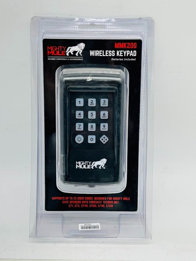 Mighty Mule MMK200 Wireless Keypad For Gate Openers With Code Safe gallery