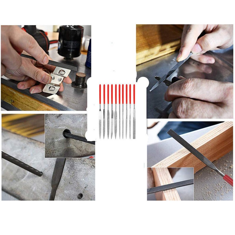10pc 6" Mini Diamond Needle File Set 140 x 3mm Ceramics Tile Glass Hand Tools gallery