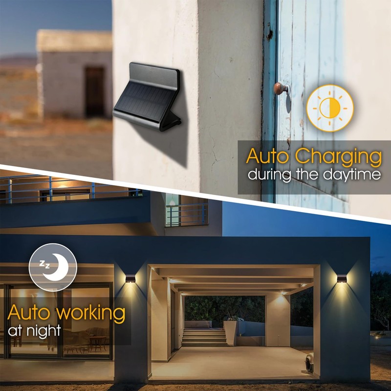 Motion Sensor Outdoor Lights With Optical Lens 3 Modes Ip44 Waterproof Solar Wal gallery