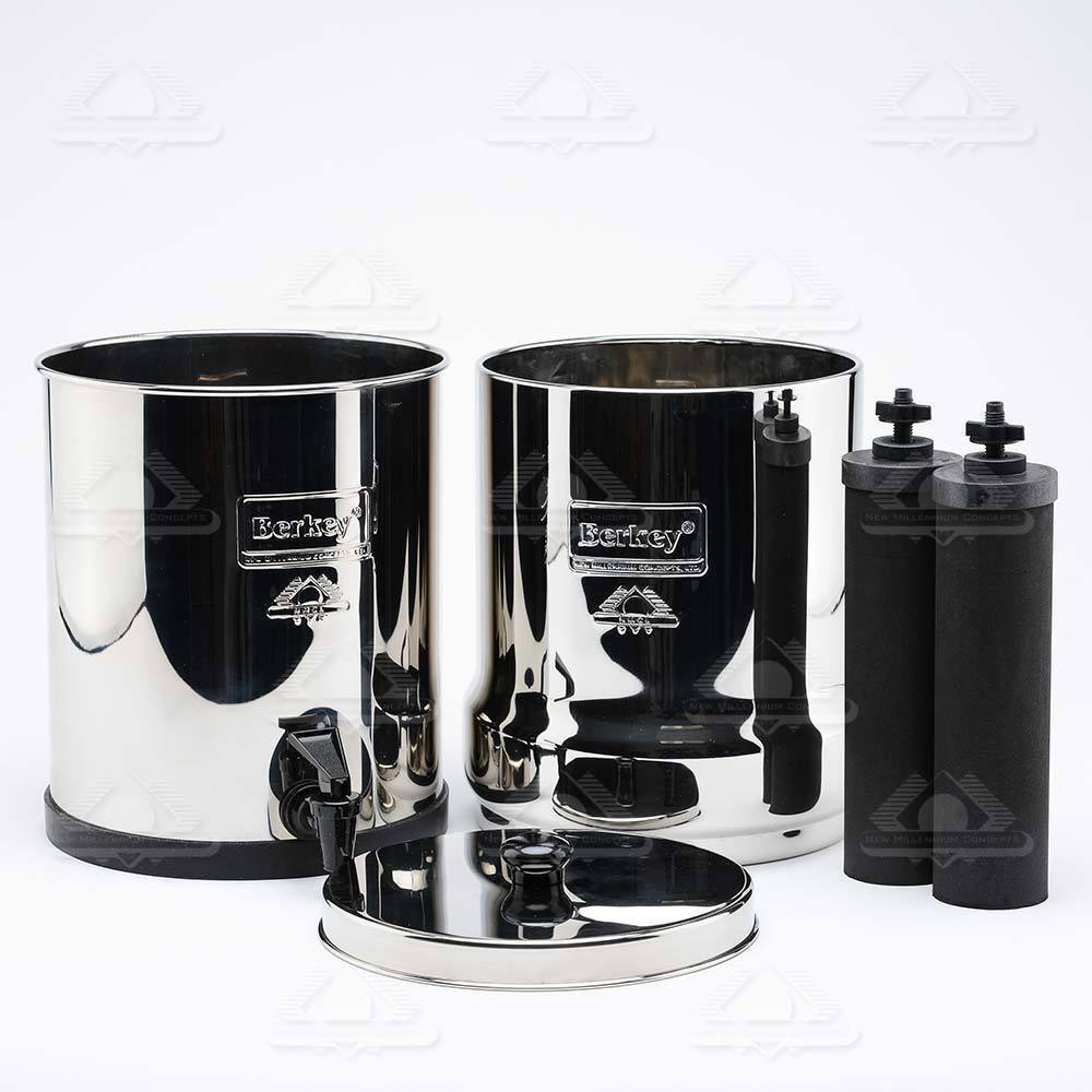 Berkey Water Filter System With 2 Black BB9-2 Filters Brand New gallery