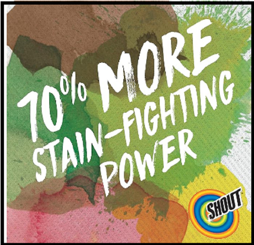 3-Pack Shout Advanced Laundry Stain Remover Gel, Breaks Down 100+ of Stains 22oz gallery