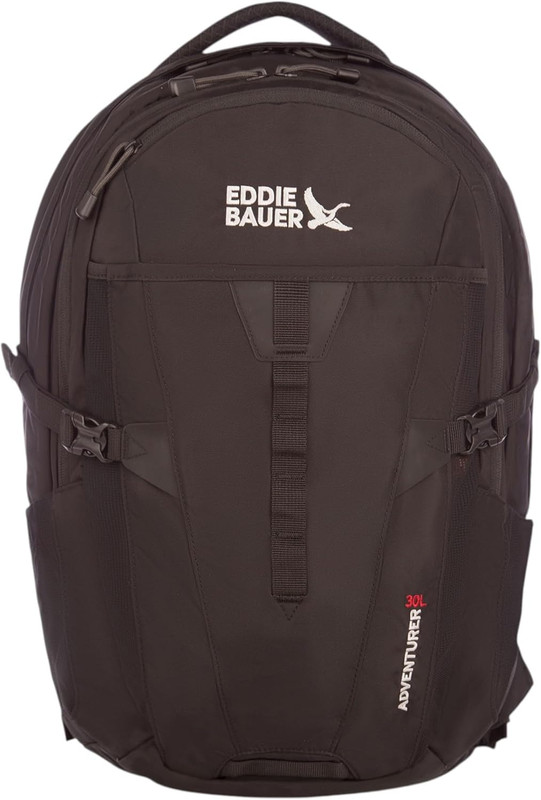 30L Black Adventurer Backpack – Organized, Hydration & Laptop Ready