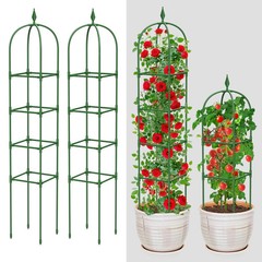 2-Pack 6FT Rustproof Garden Trellis for Climbing Plants – Heavy-Duty Support