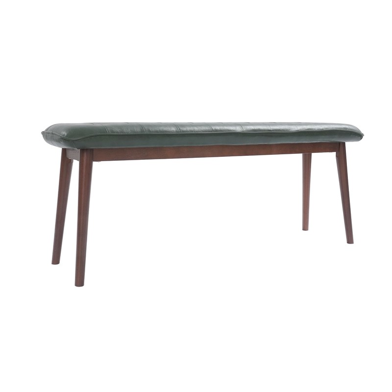 47" Solid Wood PU Bench, Solid Wood Bench for Home and Commercial Use 330.69lbs gallery