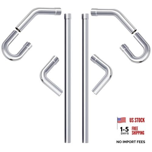 Mandrel Bends 8 Pcs, 2.5 Inches DIY Custom 2.5inch Mixed 8PCS Mild Steel gallery