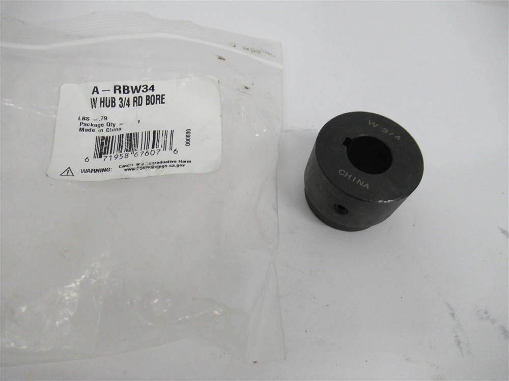 A-RBW34, 3/4" Round Bore w/ Hub gallery