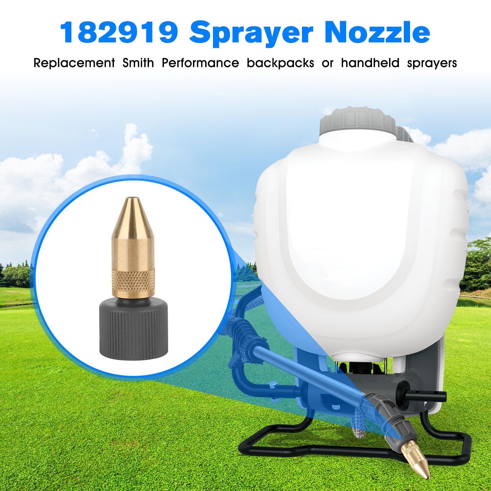 Brass Adjustable Sprayer Nozzle Tips 4 Gallon 3 Gallon 2 Gallon Leakproof for Ga gallery