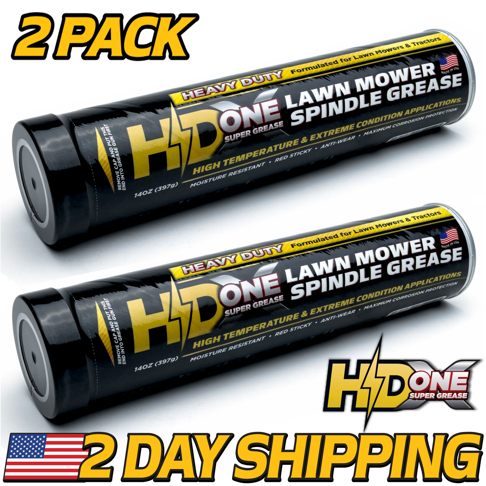 2 Pack Heavy Duty High Temp Spindle & Wheel Bearing Grease for Toro Exmark Mower gallery