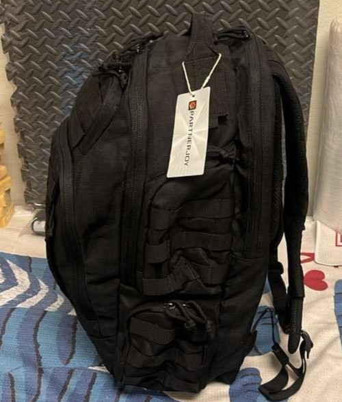 New Partnerjoy Desert Brown Tactical Backpack Black  Color 2