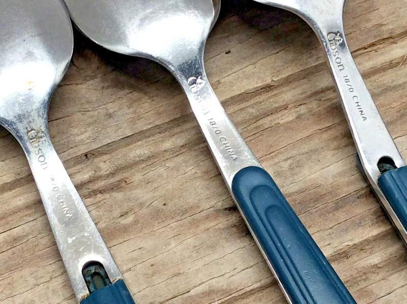 Gibson Flatware Replacement Pieces Emerald Green Vintage CHOICE PER PIECE gallery